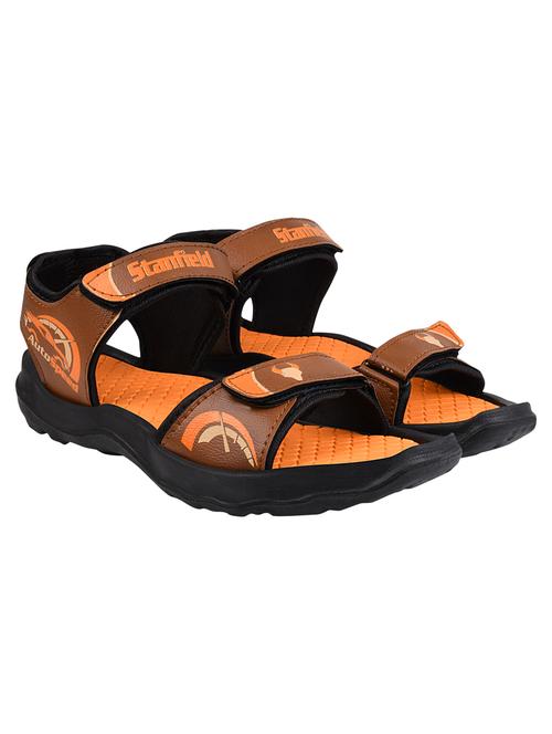 orange printed floater sandal - 18066804 - Very Small Image - 1