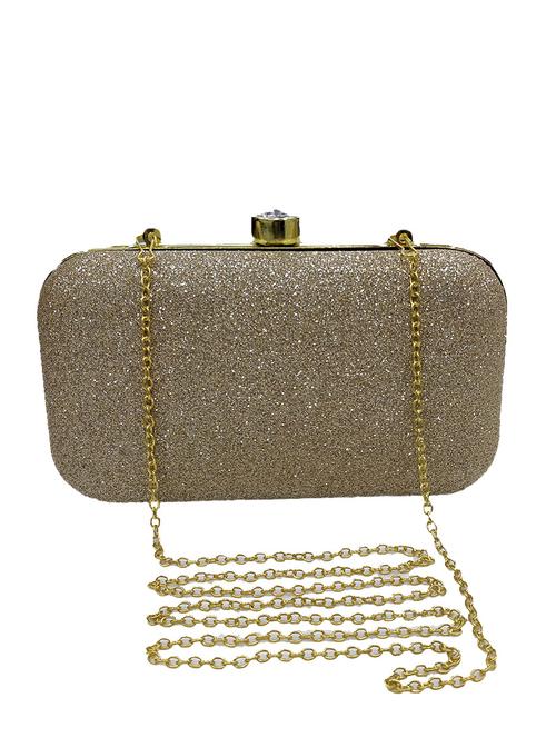 silver metal box clutch - 18066821 - Very Small Image - 1
