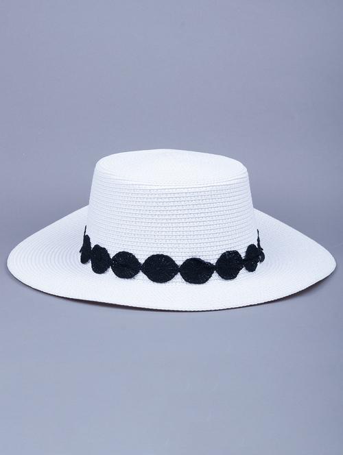 sophisticated white boater hat - 18066925 - Very Small Image - 1