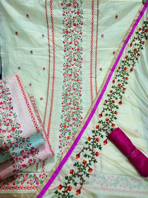 chanderi suits - 18067811 - Very Small Image - 1