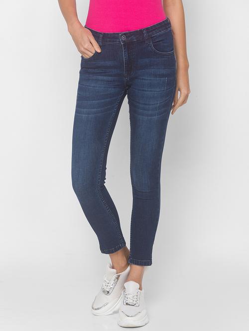 dark blue cotton jean - 18068181 - Very Small Image - 1