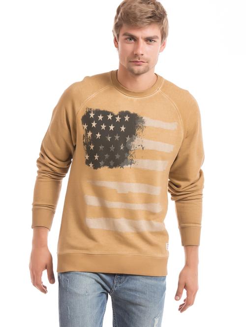yellow cotton sweatshirt - 18068335 - Very Small Image - 1