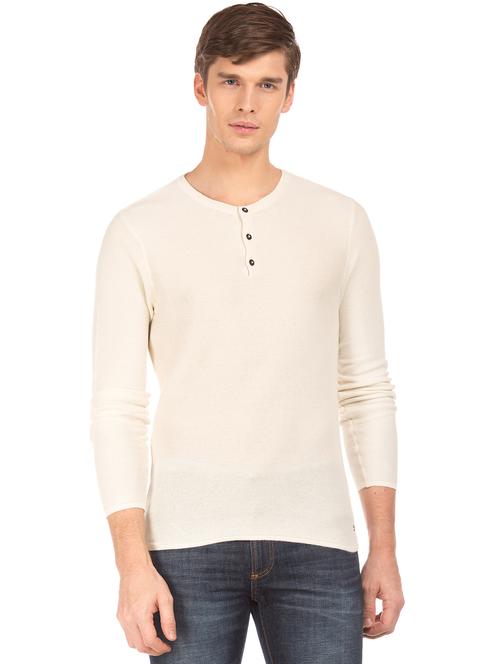 white cotton pullover - 18068554 - Very Small Image - 1
