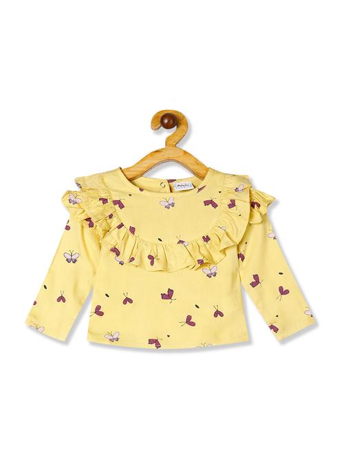 yellow printed regular top - 18068987 - Very Small Image - 1