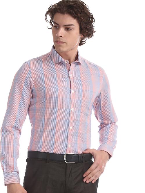 red checkered formal shirt - 18069239 - Very Small Image - 1