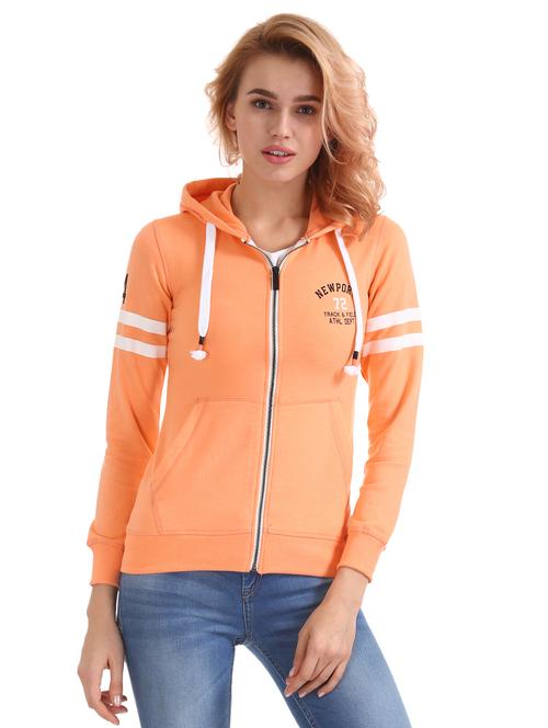 hooded neck printed sweatshirt - 18069502 - Very Small Image - 1