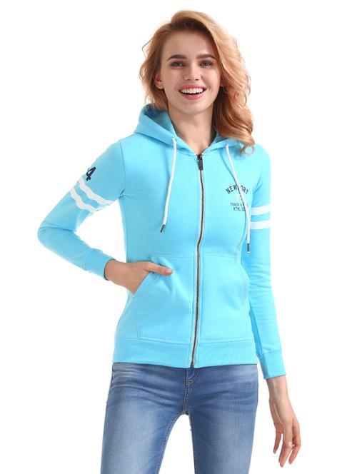 hooded neck printed sweatshirt - 18069503 - Very Small Image - 1