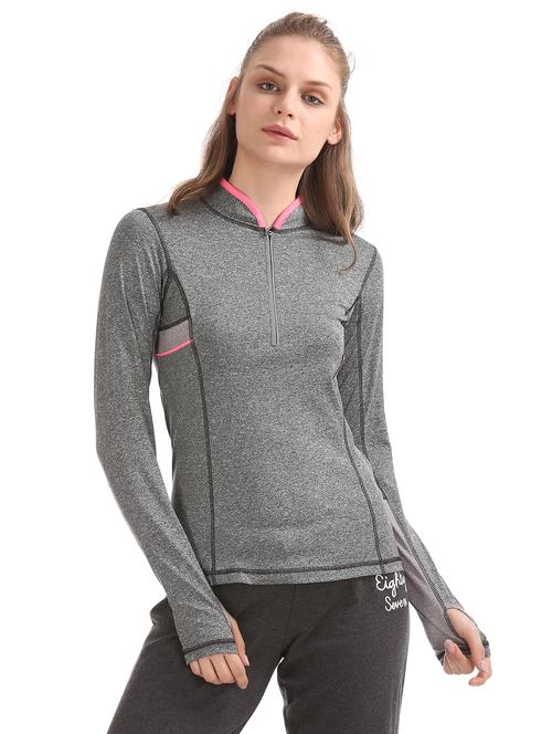 grey polyester sweatshirt - 18069520 - Very Small Image - 1