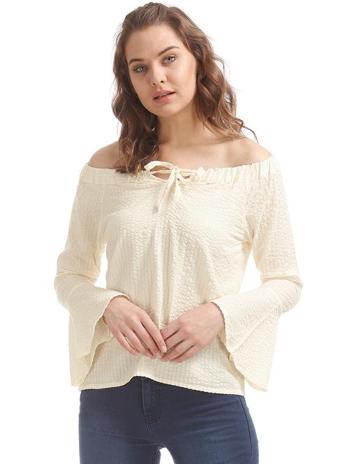 yellow cotton regular top - 18069705 - Very Small Image - 1
