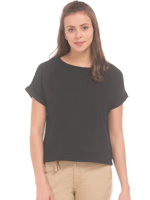 round neck solid tee - 18069740 - Very Small Image - 1
