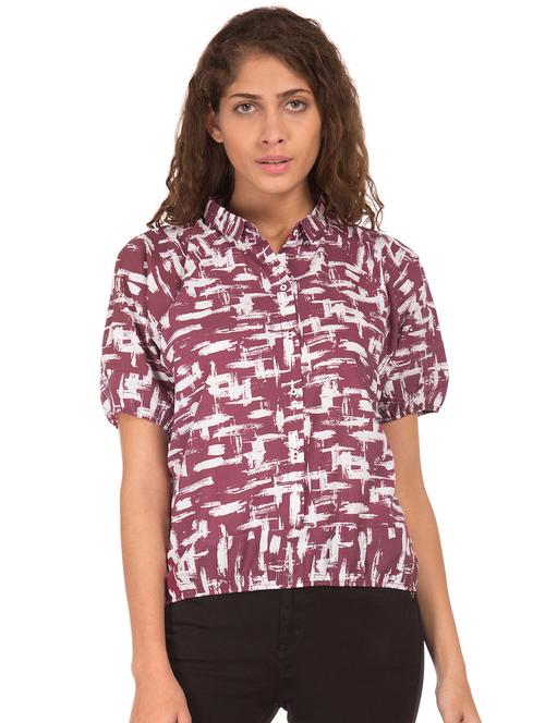 red polyester regular top - 18069755 - Very Small Image - 1