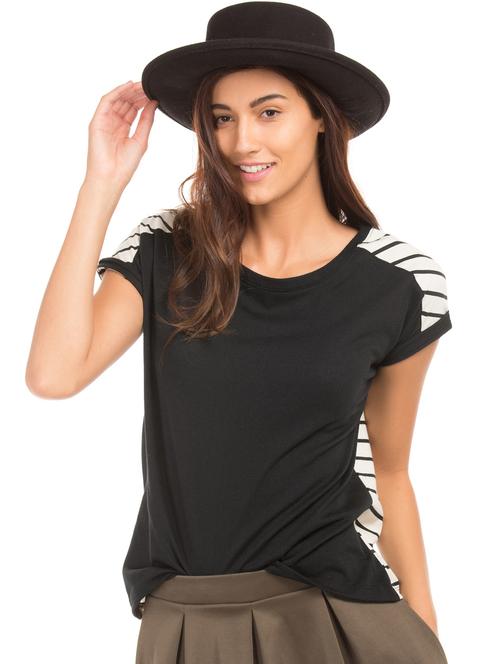 round neck printed top - 18069851 - Very Small Image - 1