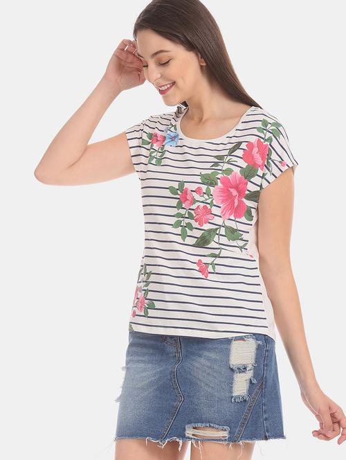 white cotton regular top - 18069882 - Very Small Image - 1