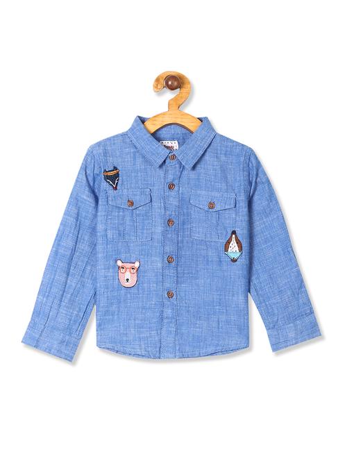 long sleeves regular shirt - 18071467 - Very Small Image - 1