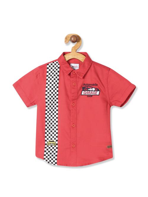 short sleeves printed shirt - 18071502 - Very Small Image - 1