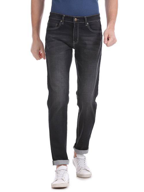 grey solid washed jean - 18073132 - Very Small Image - 1