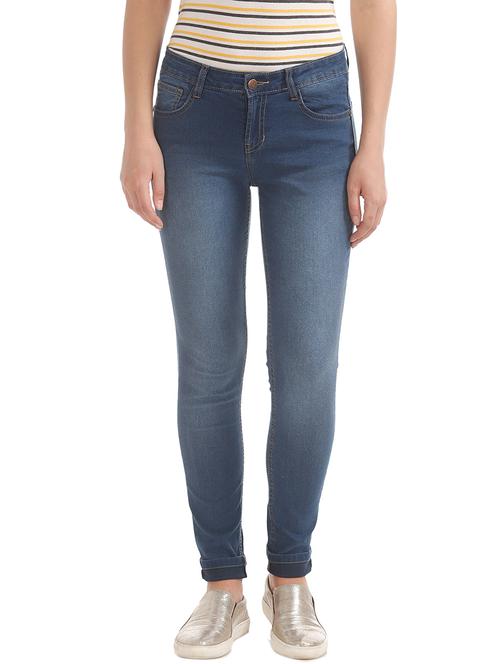 mid rise stone washed jean - 18073408 - Very Small Image - 1