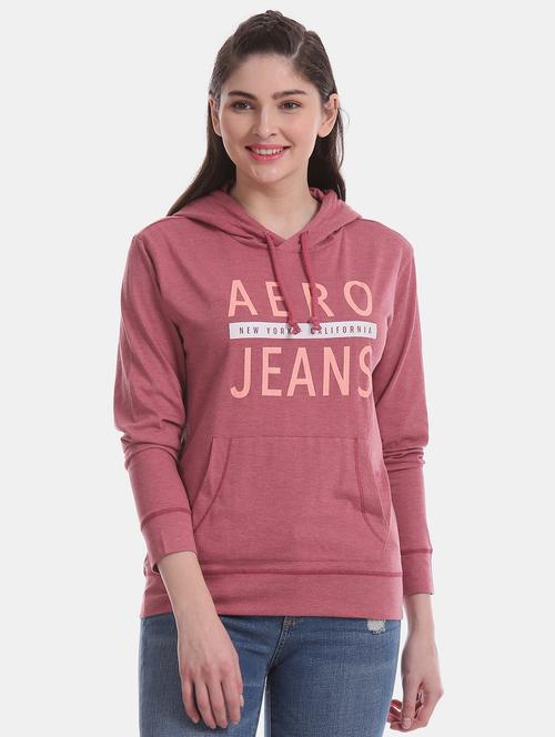 hooded neck printed sweatshirt - 18074012 - Very Small Image - 1