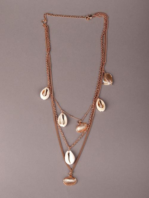 gold metal necklace - 18075770 - Very Small Image - 1