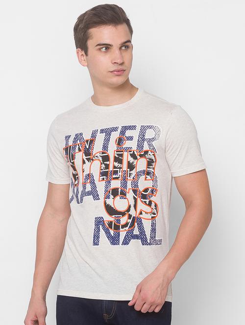 grey cotton t-shirt - 18075909 - Very Small Image - 1