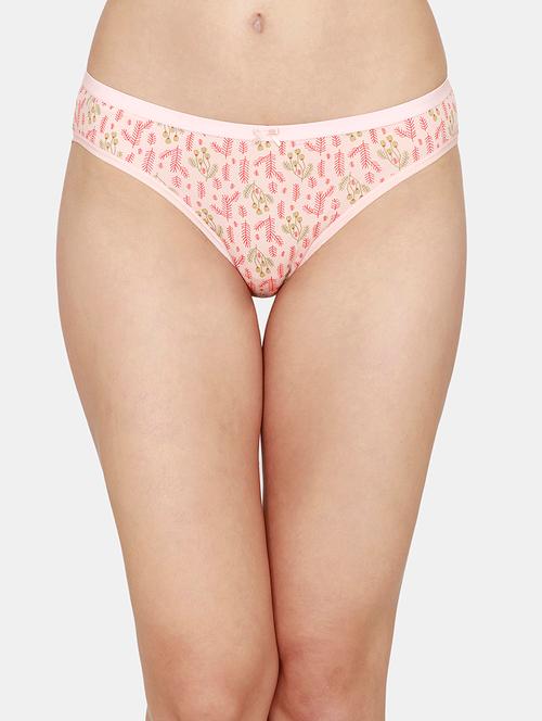 orange printed bikini panty - 18076329 - Very Small Image - 1