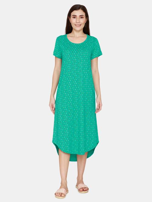 round neck printed sleepshiirt - 18076606 - Very Small Image - 1