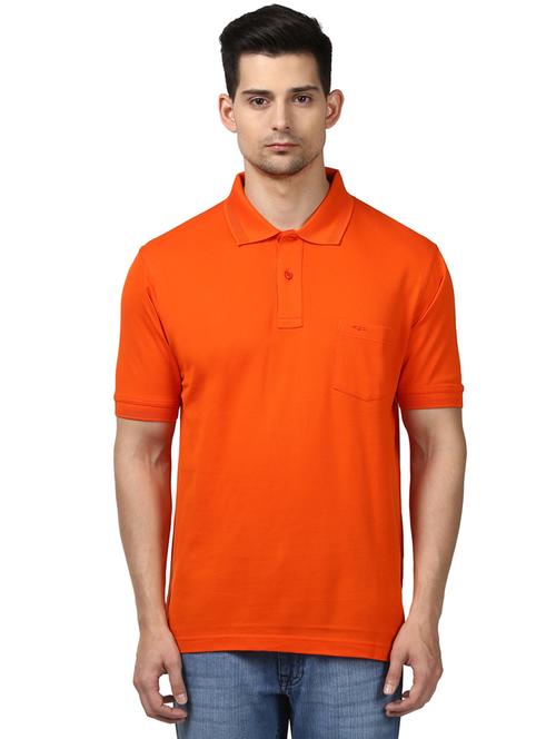orange solid t-shirt - 18076689 - Very Small Image - 1