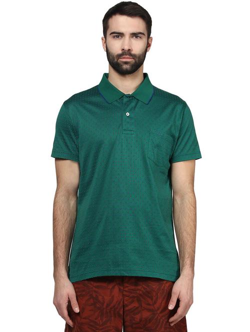 teal solid polo t-shirt - 18076713 - Very Small Image - 1