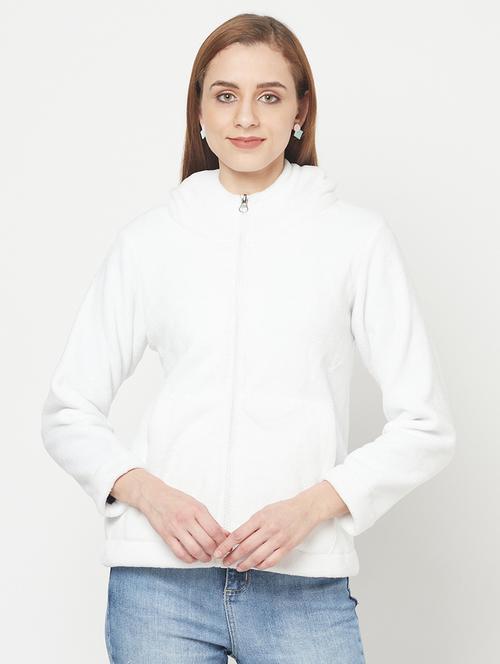 hooded neck solid sweatshirt - 18076856 - Very Small Image - 1