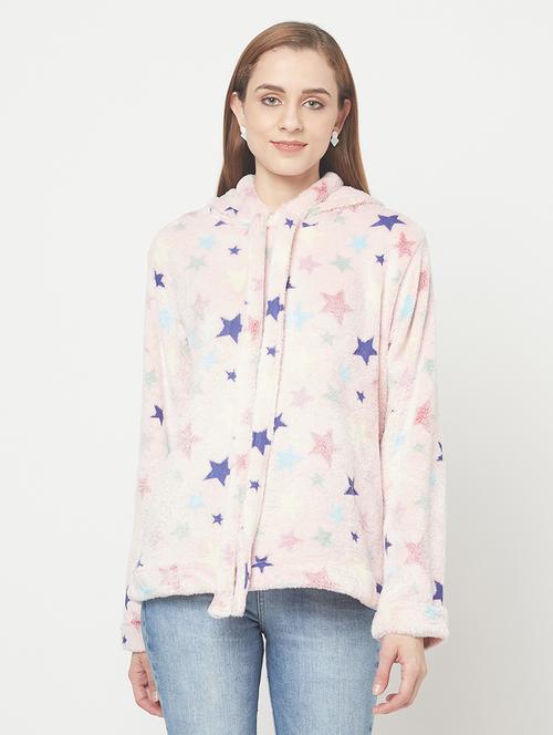 hooded neck printed sweatshirt - 18076860 - Very Small Image - 1