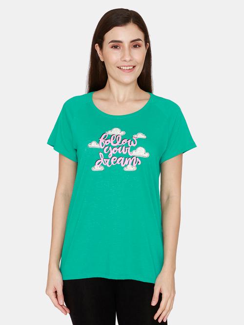 round neck graphic tee - 18076989 - Very Small Image - 1