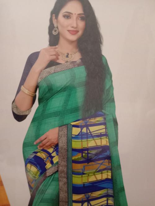 sarees in the silk - 18077098 - Very Small Image - 1