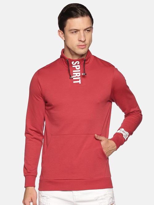 oxy fire red chest printed sweatshirt - 18077182 - Very Small Image - 1