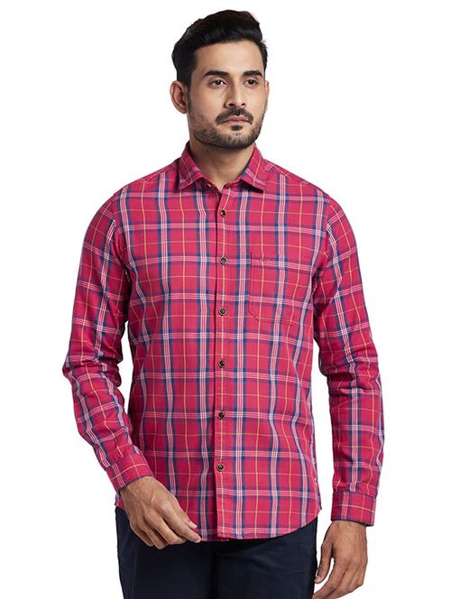 red checked casual shirt - 18077413 - Very Small Image - 1