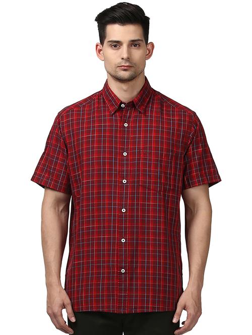 red checked casual shirt - 18077443 - Very Small Image - 1