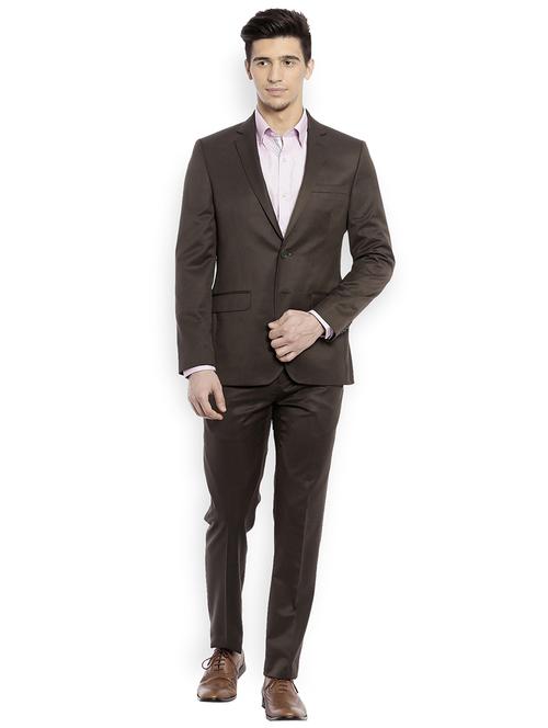 brown solid suit - 18077727 - Very Small Image - 1