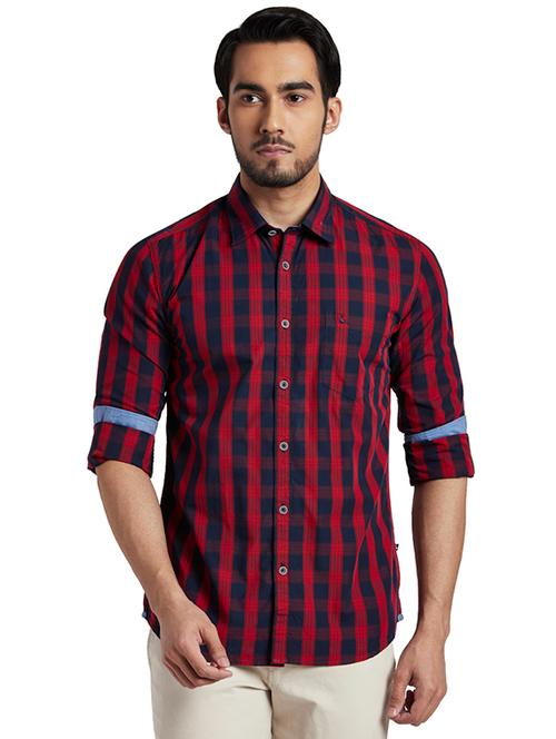 red checked casual shirt - 18077877 - Very Small Image - 1