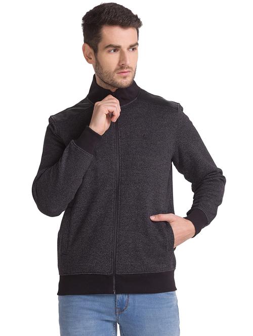 charcoal grey melange sweatshirt - 18078171 - Very Small Image - 1