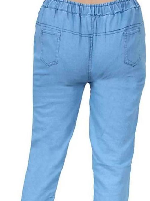 light blue wool jeans - 18078903 - Very Small Image - 1