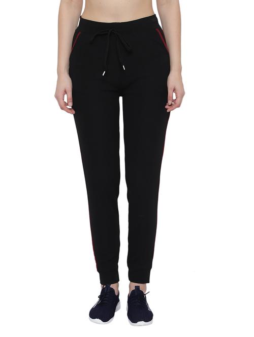 drawstring waist solid track pant - 18079491 - Very Small Image - 1