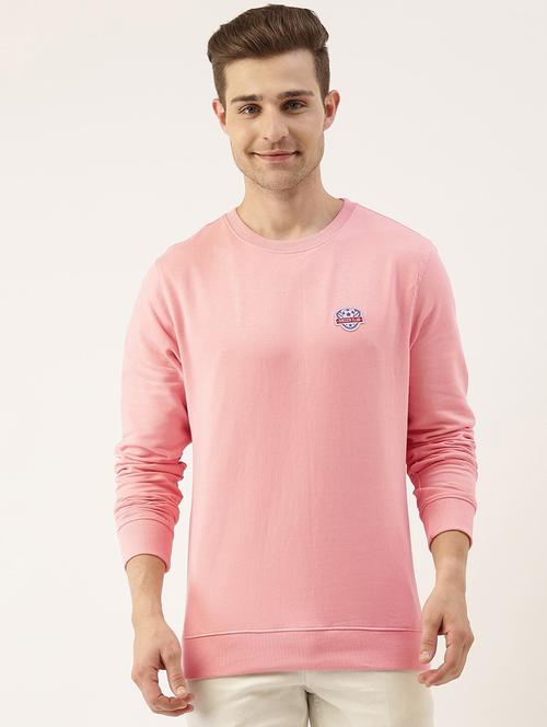 pink solid sweatshirt - 18080152 - Very Small Image - 1