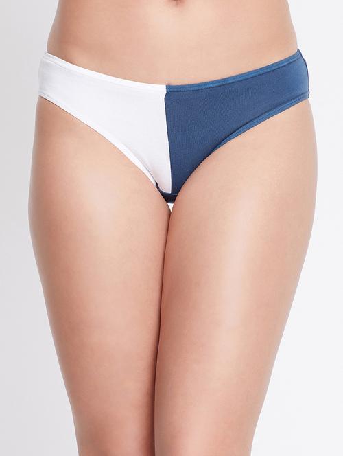 white color block hipster panty - 18080295 - Very Small Image - 1