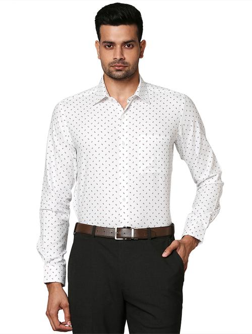 red cotton formal shirt - 18080605 - Very Small Image - 1