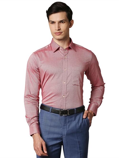 red cotton formal shirt - 18080660 - Very Small Image - 1