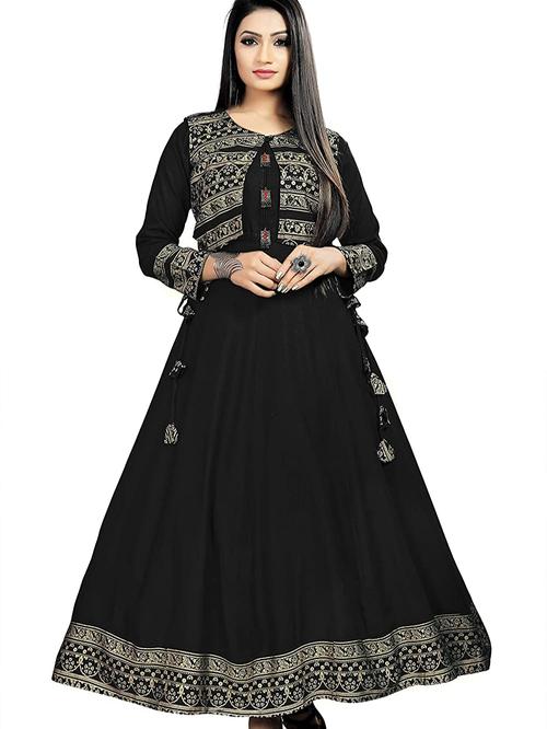 long gown style kurti - 18081453 - Very Small Image - 1
