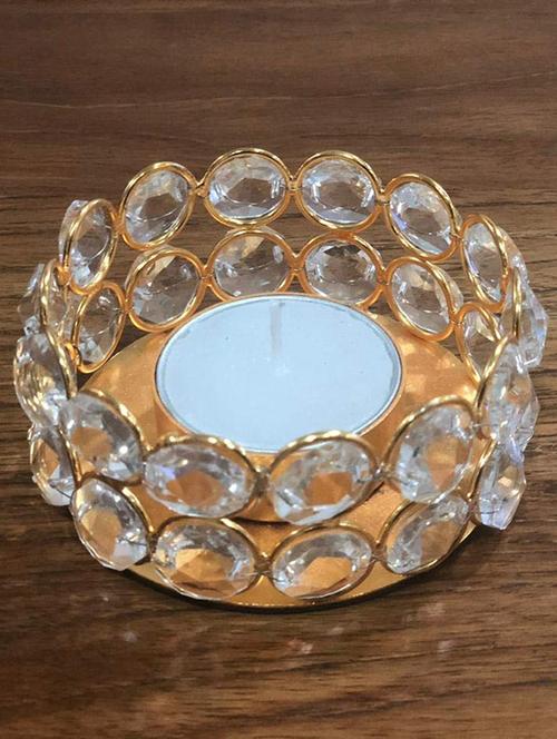 fireflies brass tealight holder with tealight, pack of 1 - 18081484 - Very Small Image - 1