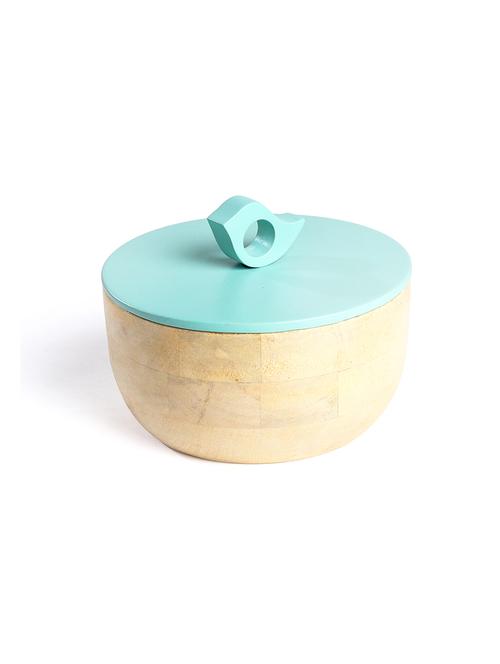 fireflies wood container artisan crafted handcrafted sustainable wooden container (pack of 1, blue) - 18082062 - Very Small Image - 1