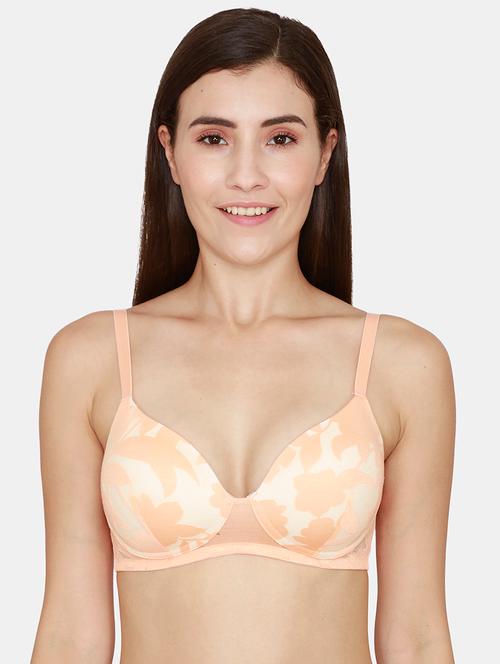pink printed t-shirt bra - 18105776 - Very Small Image - 1