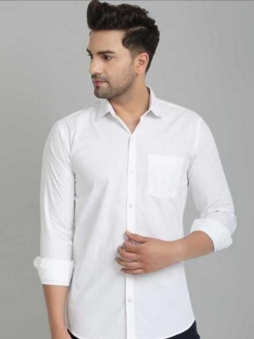white cotton shirt - 18106059 - Very Small Image - 1