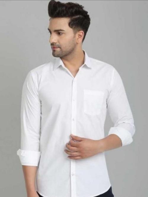 white cotton shirt - 18106215 - Very Small Image - 1